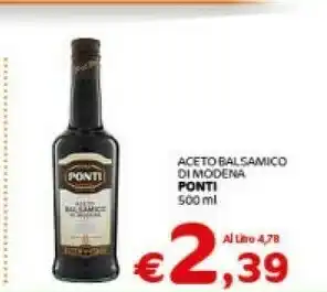 Crai Ponti Aceto Balsamico Di Modena offerta