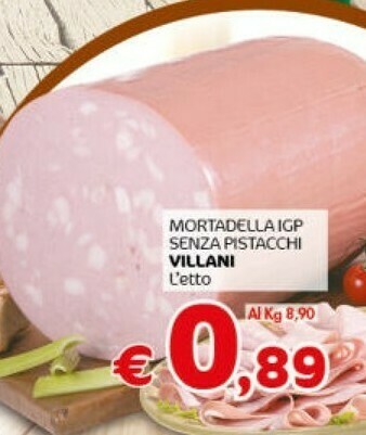 Crai Villani Mortadella IGP Senza Pistacchi offerta