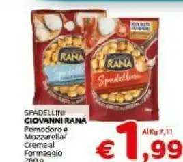 Crai Giovanni Rana - Spadellini Crema Di Formaggi 280 G(ml) offerta