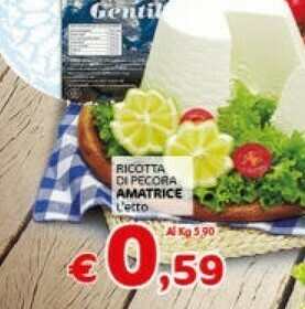 Crai Amatrice Ricotta Di Pecora offerta