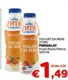 Crai Parmalat Yogurt Da Bere Zymil offerta