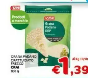 Crai Crai Grana Padano Grattugiato Fresco offerta