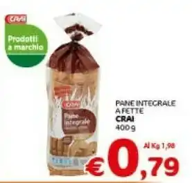 Crai Crai Pane Integrale A Fette offerta