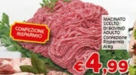 Crai Macinato Scelto Di Bovino Adulto offerta