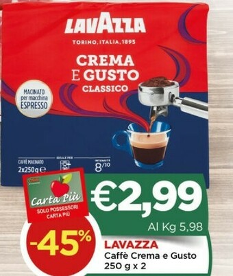 Crai Lavazza Caffè Crema E Gusto offerta