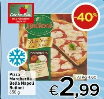 Crai Buitoni Pizza Margherita Bella Napoli offerta