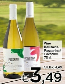 Crai Belisario - Pecorino 750 G(ml) offerta