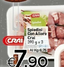 Crai Crai Spiedini Con Alloro offerta