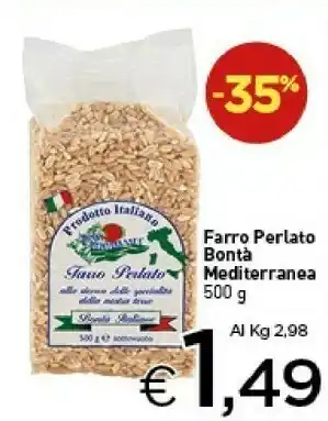 Crai Farro Perlato Bonta Mediterranea offerta