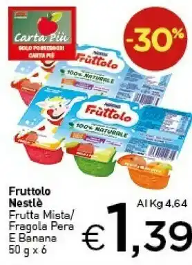 Crai Nestlè Fruttolo Frutta Mista 50g offerta