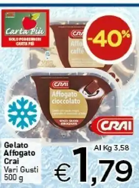 Crai Crai Affogato Al Cioccolato 500g offerta