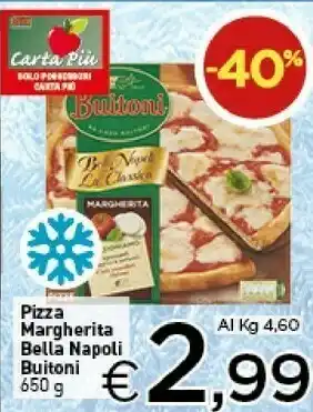 Crai Buitoni Bella Napoli Pizza Margherita 650g offerta