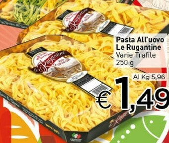 Crai Le Rugantine Pasta All'Uovo offerta