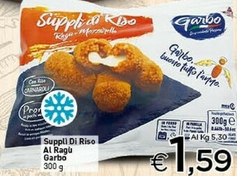 Crai Garbo Suppli Di Riso Al Ragu offerta