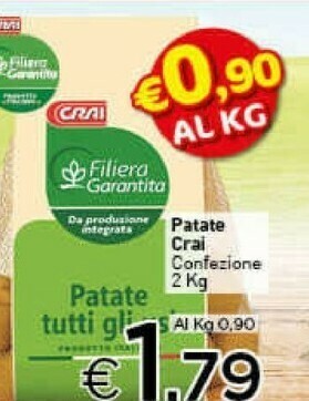 Crai Patate offerta