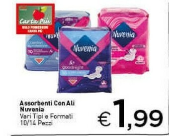 Crai Nuvenia Assorbenti offerta