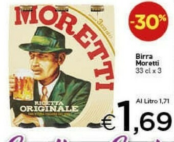 Crai Moretti Birra offerta