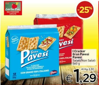 Crai Pavesi Crackers offerta