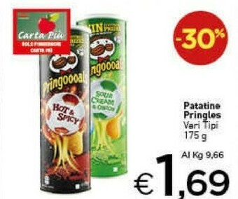 Crai Pringles Patatine fritte offerta