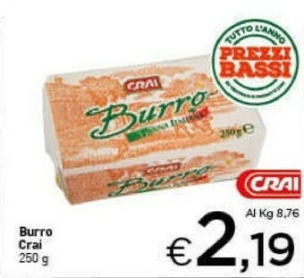Crai Burro offerta