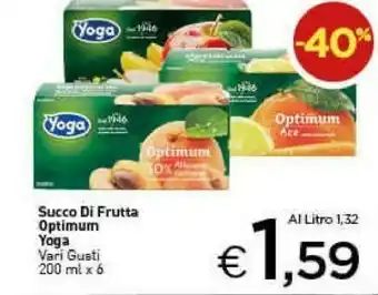 Crai Yoga succhi offerta