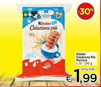 Crai Kinder Colazione Più offerta