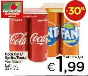 Crai Sprite Coca cola zero offerta