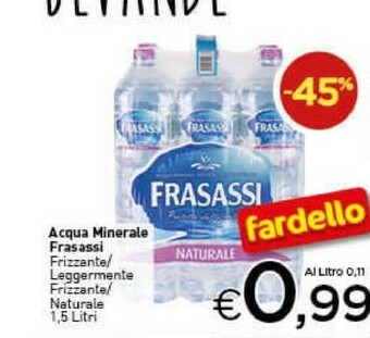 Crai Frasassi Acqua offerta