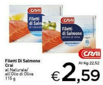 Crai Filetti di salmone offerta