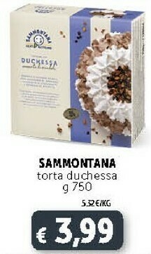 Deco Supermercati Sammontana Torta Gelato Duchessa 750 G(ml) offerta