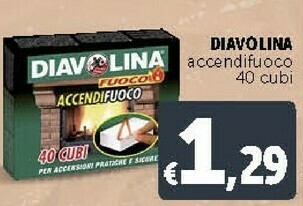 Diavolina Accendifuoco 40 Cubi