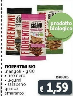 Deco Supermercati Fiorentini Triangoli Riso Nero 80 G offerta