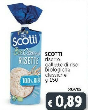 Deco Supermercati Risette 100% Riso Biologiche 150 G(ml) offerta