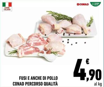 Conad FUSI E ANCHE DI POLLO CONAD PERCORSO QUALITÀ offerta