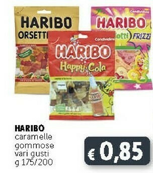 Deco Supermercati Haribo Zenzero Limone Caramelle Gommose 175 G(ml) offerta