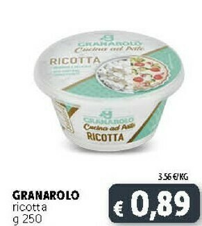 Deco Supermercati Granarolo Ricotta 250 G(ml) offerta