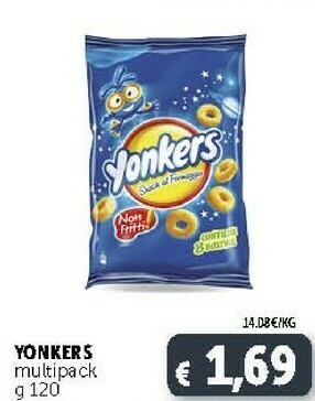 Deco Supermercati Yonkers - Snack Al Formaggio 120 G(ml) offerta