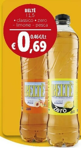 Deco Supermercati Beltè Limone Zero 1500 Ml offerta