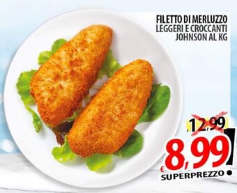 FILETTO DI MERLUZZO LEGGERI E CROCCANTI JOHNSON