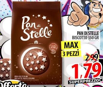 Il Genio Supermercato PAN DI STELLE BISCOTTO 350 GR offerta