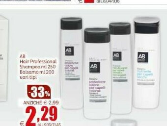 Elite AB Hair Professional Shampoo offerta