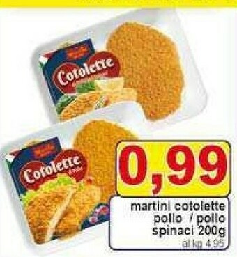 Gros Martini Cotoletta Di Pollo 200 G(ml) offerta