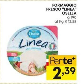 Panorama FORMAGGIO FRESCO "LINEA" OSELLA g 190 offerta