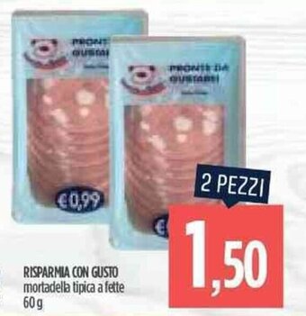 Ciro Amodio RISPARMIA CON GUSTO mortadella tipica a fette 60 g offerta