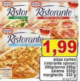 Gros Cameo Pizza Ristorante Spinaci offerta