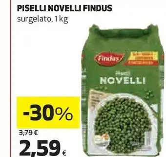 Ipercoop Findus Piselli Novelli 1000 G(ml) offerta