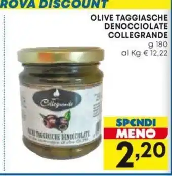 Panorama OLIVE TAGGIASCHE DENOCCIOLATE COLLEGRANDE g 180 offerta