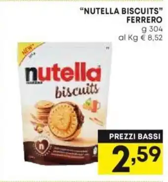 Panorama "NUTELLA BISCUITS" FERRERO g 304 offerta