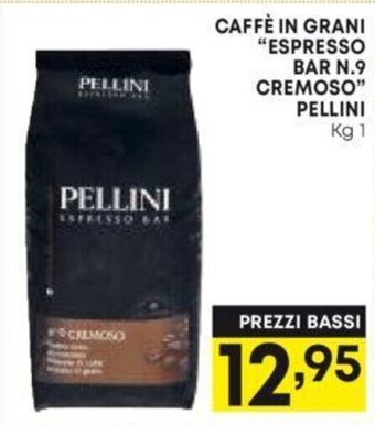 CAFFÈ IN GRANI "ESPRESSO BAR N.9 CREMOSO" PELLINI Kg 1