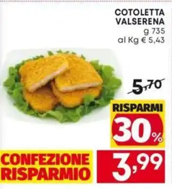 Panorama COTOLETTA VALSERENA g 735 offerta